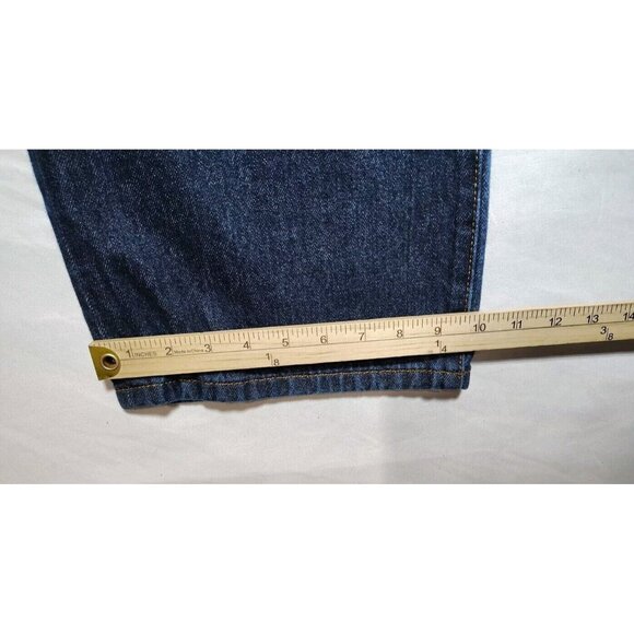 Levi's 517 Jeans Mens 40x34 Bootcut Dark Blue Wash Denim Western Work Rodeo - Picture 8 of 11